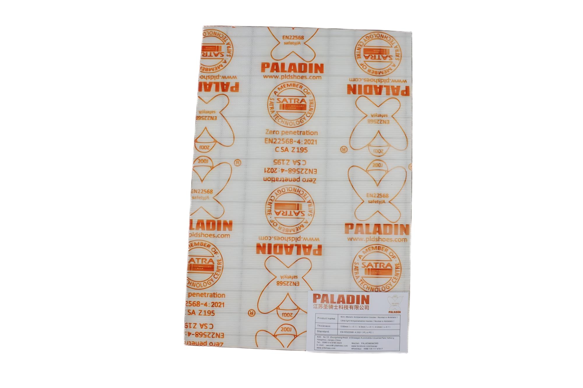 Антикоткой гибкая ткань мягкой стельки для безопасности обуви